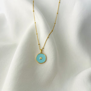 Star Enamel Necklace