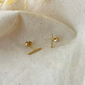 Bar Stud Earrings