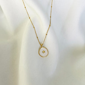 Star Enamel Necklace