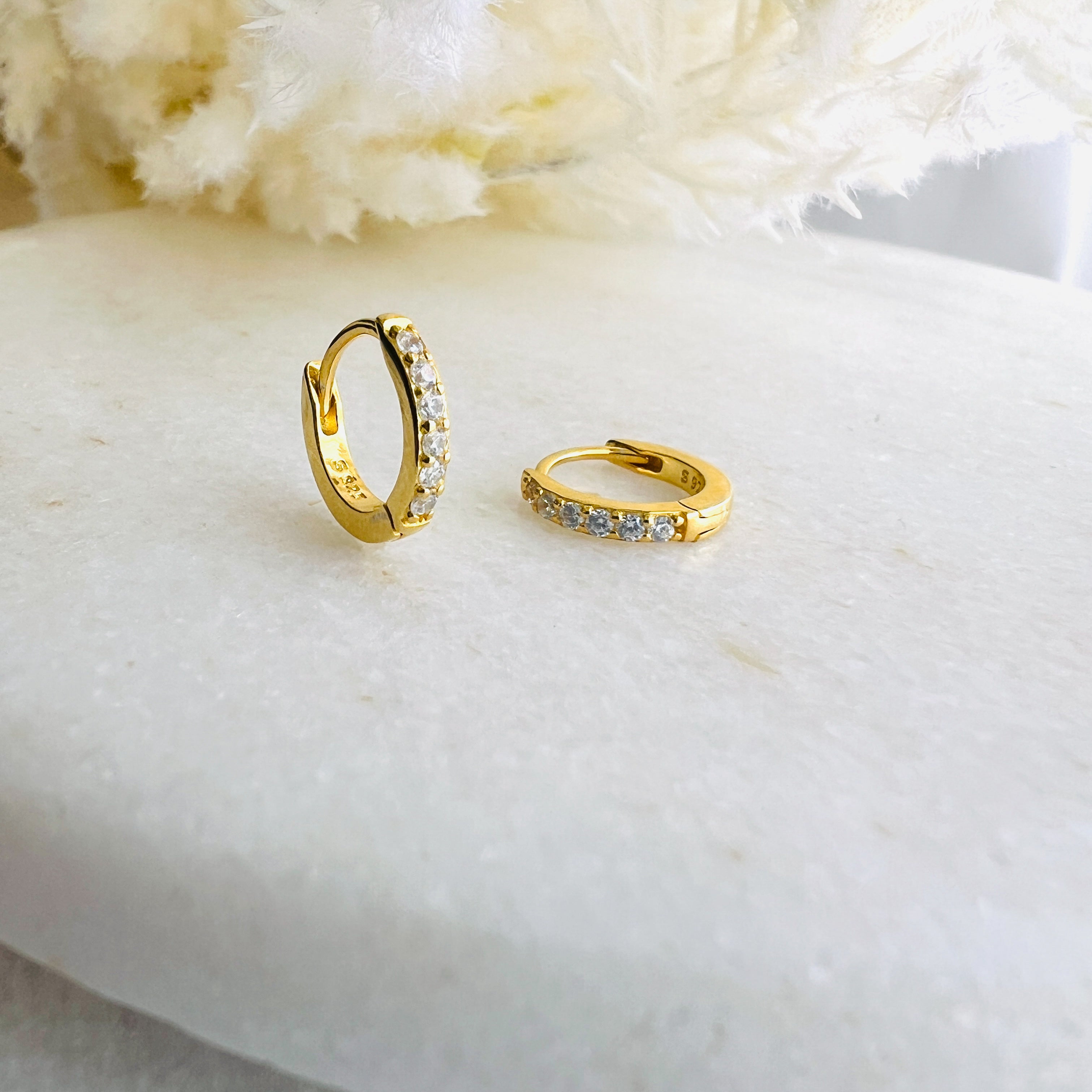 Cubic Zirconia Hoops