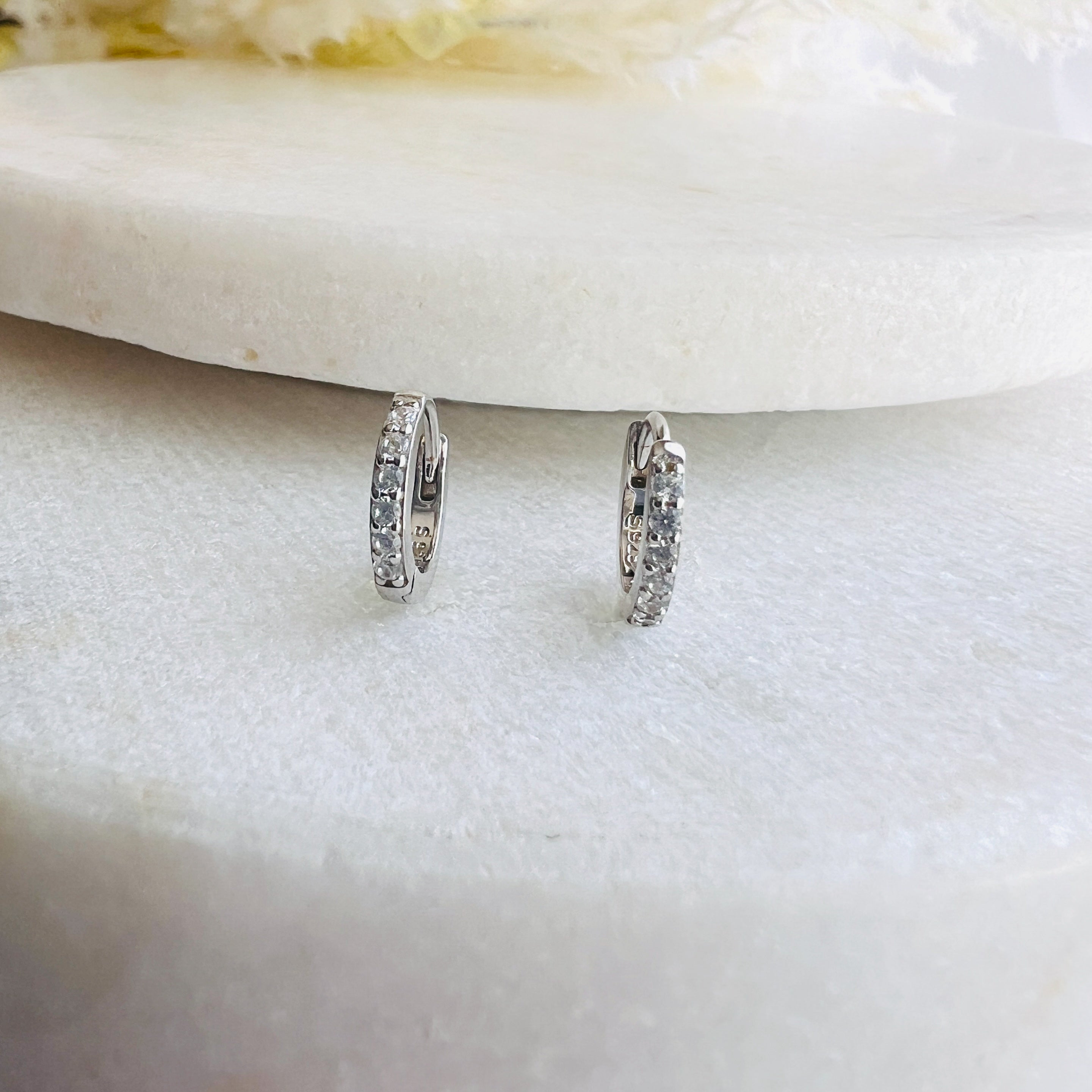 Cubic Zirconia Hoops