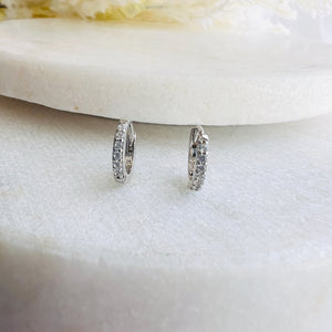 Cubic Zirconia Hoops