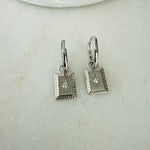 Load image into Gallery viewer, Star Dangle Hoops
